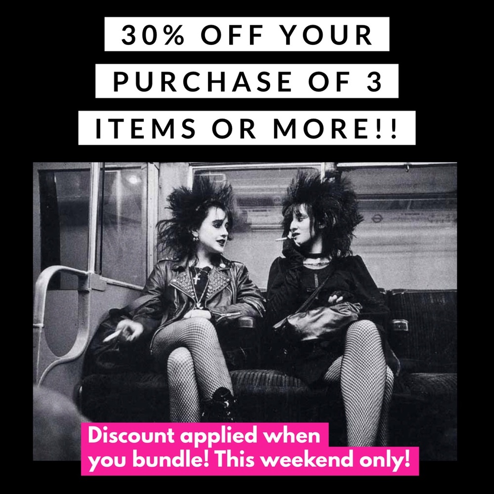 30% OFF YOUR BUNDLE OF 3 or MORE ITEMS!